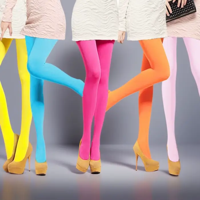 Collants en velours pour femmes
