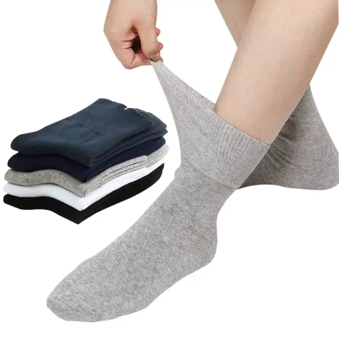 8 paires/lot de chaussettes pour diabétiques