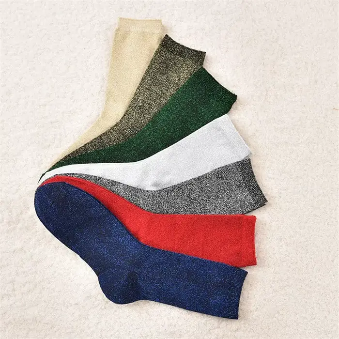 Chaussettes Tube à paillettes pour femmes