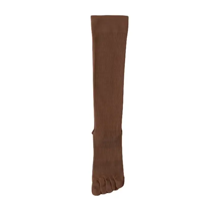 1 paire de chaussettes hautes en coton pour femmes, couleur unie, Anti-odeur et Absorption de la sue