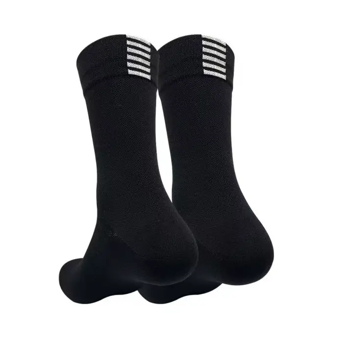 Nouvelles chaussettes de cyclisme professionnelles respirantes mi-mollet pour VTT, séchage rapide, é