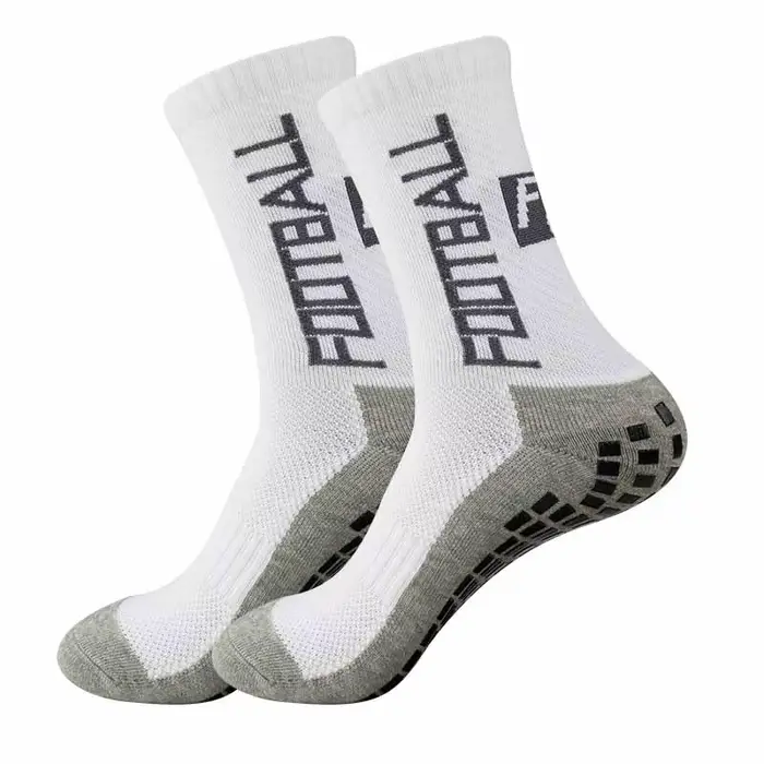 Chaussettes de football FB antidérapantes, chaussettes de football adhésives, chaussettes de sport e