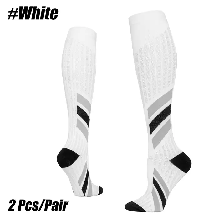 1 paire de chaussettes à haute Compression pour hommes et femmes, 20-30 MmHg, hauteur du genou, infi