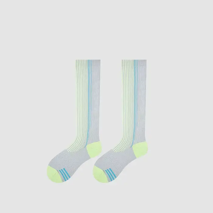 Chaussettes de Compression fines mi-mollet pour femmes, antidérapantes, respirantes, sans couture, p