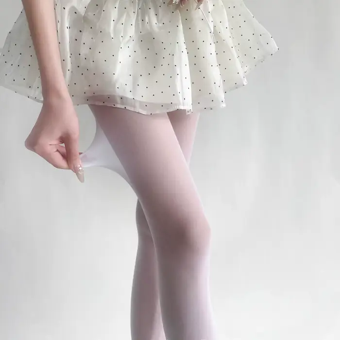 Collants colorés en velours pour femmes, Ultra-fins, peau de Nylon, cuisses hautes, Lingerie pour fe