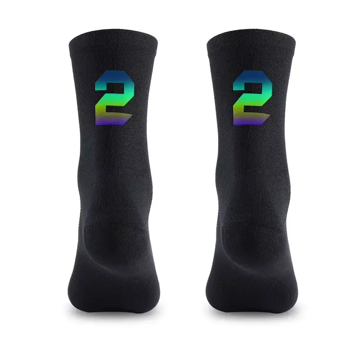 WEST BIKING Chaussettes de sport pour cyclisme, unisexes, en nylon, respirantes, absorbant la transp