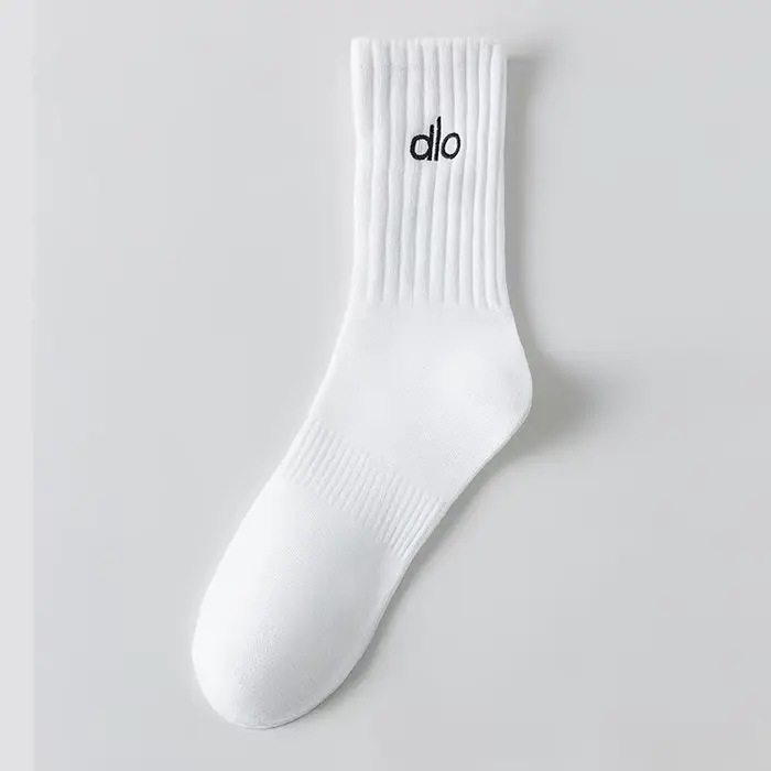 Chaussettes dlo pour femme, chaussettes de sport en coton pur pour homme, anti-odeur, respirantes, à