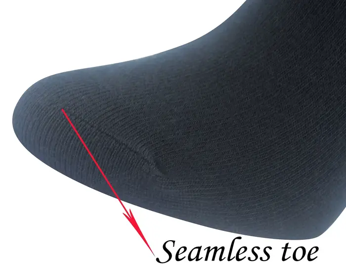 Chaussettes d'équipage diabétiques en bambou pour femmes