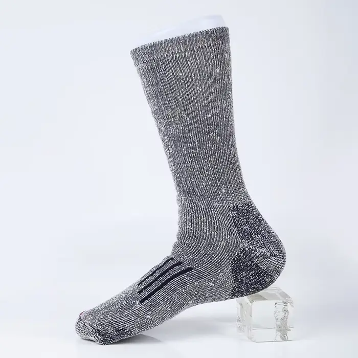 Chaussettes de randonnée en laine mérinos pour hommes et femmes, 80% laine mérinos, Ski, hiver, chau