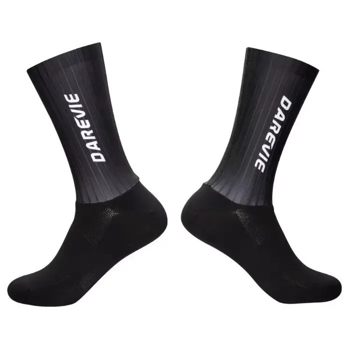 Aero Pro DAREVIE Speed Sports chaussettes de cyclisme chaussette haute pour hommes anti-dérapant res