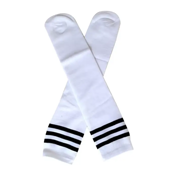 Chaussettes de sport longues en coton et spandex pour enfant, leggings de football, de baseball, de 
