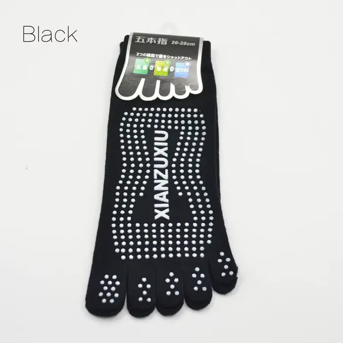 Hommes Pilates chaussettes en gros coton respirant antidérapant Massage Yoga chaussettes coton YOGA 
