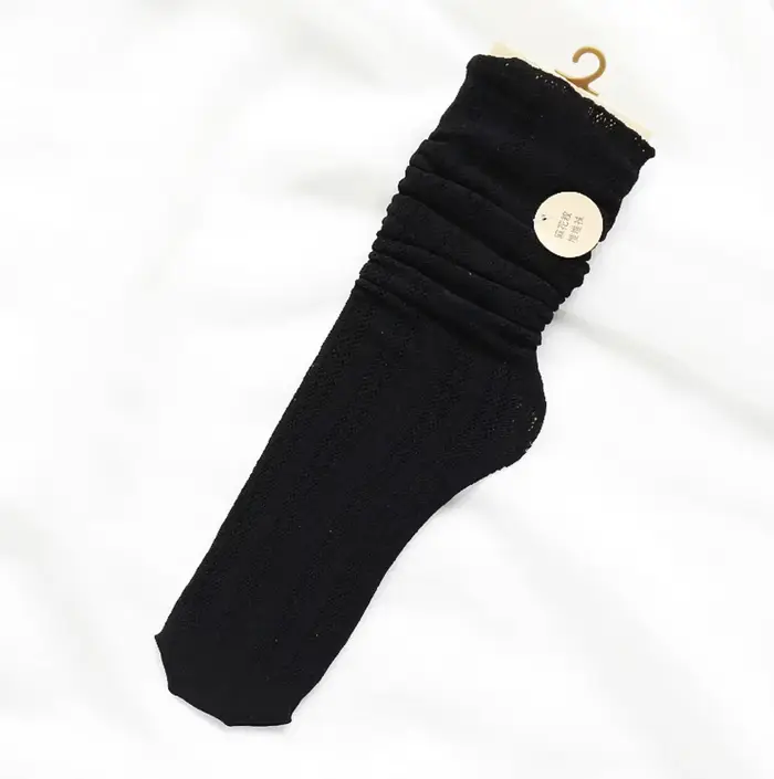 Chaussettes pour femmes, nouvelle mode, chaussettes sexy pour femmes, chaussettes d'été unies ajouré