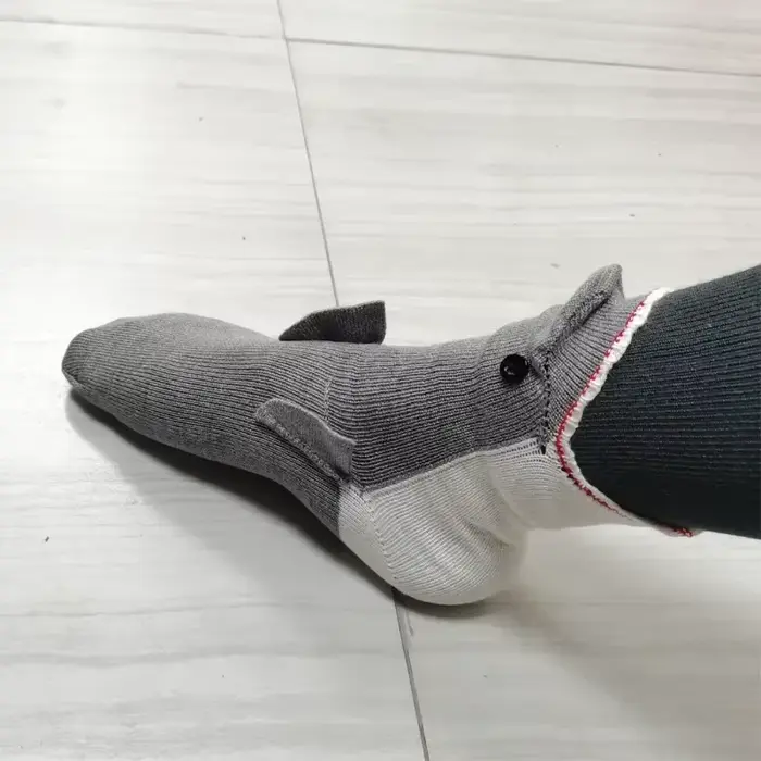 Chaussettes pour femmes créatives mi Tube Animal chaussette drôle dessin animé tricot Crocodile chau