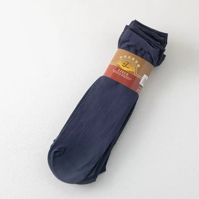 10 paires de chaussettes en soie glacée pour hommes, chaussettes Ultra-fines d'été et de printemps, 