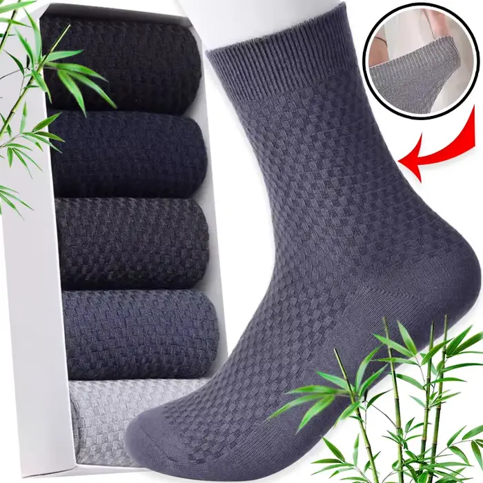 Chaussette hautement élastique en fibre de bambou