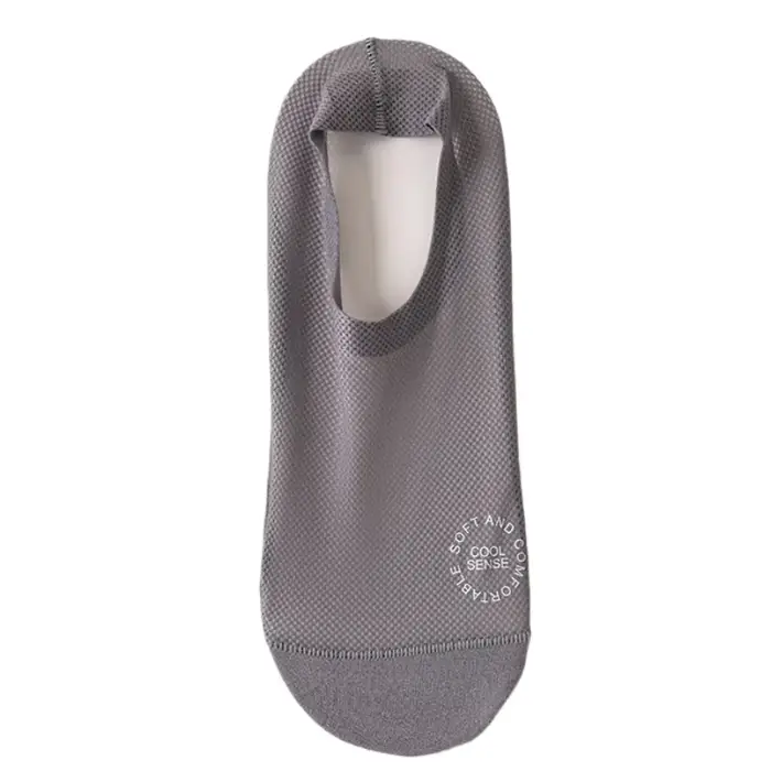 3 paires de chaussettes bateau pour hommes, chaussettes invisibles en maille de couleur unie, antidé