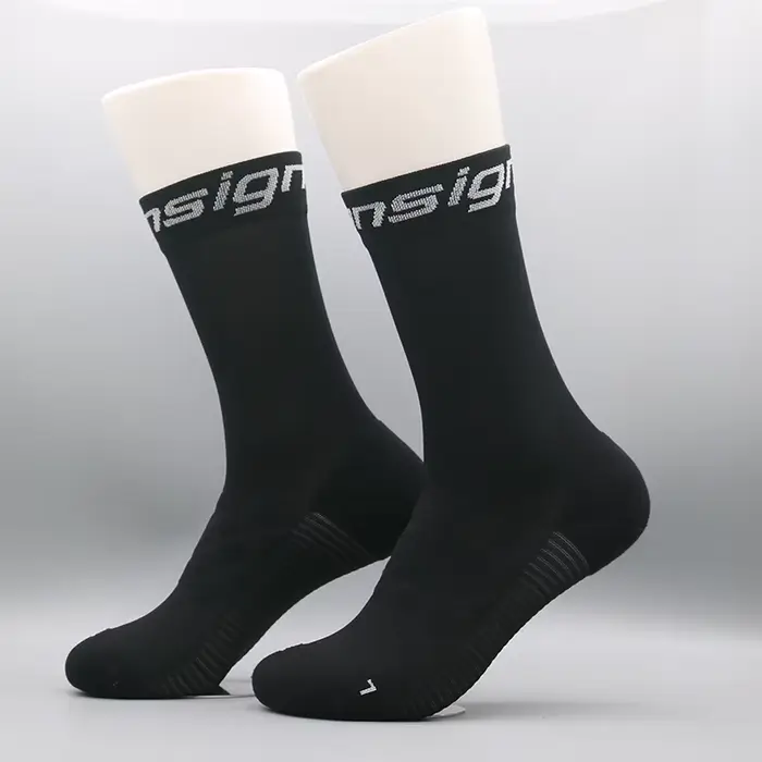 Vélo de montagne, cyclisme, chaussettes longues, chaussettes de course longues, marathon, course de fond, compression, durabilité, hommes et femmes