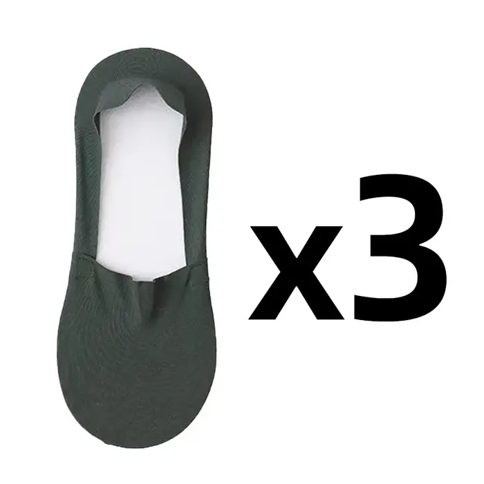 3 paires/lot chaussettes pour hommes invisibles basse haute qualité correspondant chaussettes décont