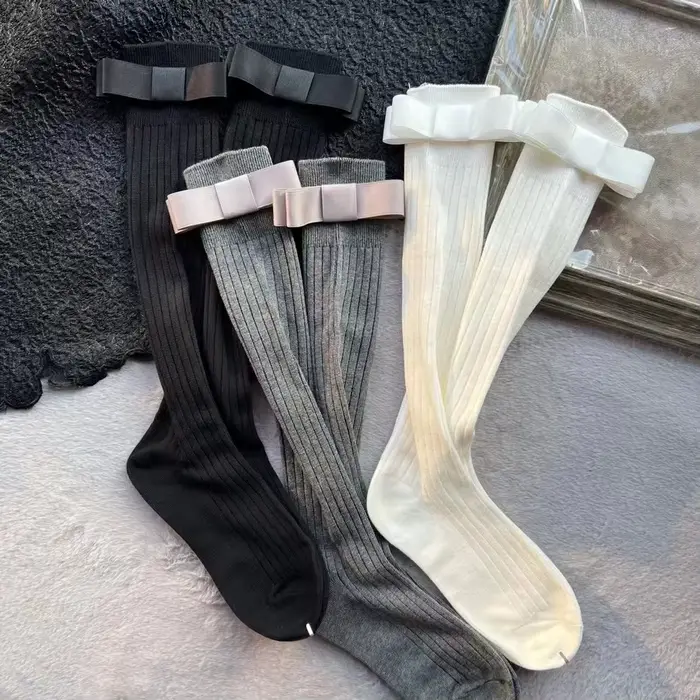 Chaussettes Hautes en Coton pour Femme