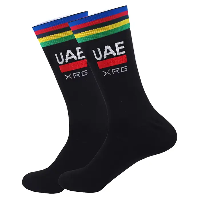 Chaussettes de cyclisme américaines FDJ, athlétiques, antidérapantes, de football, rembourrées, resp