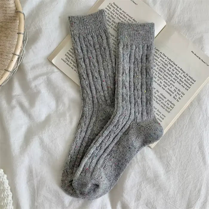 Chaussettes pour femmes hiver nouvelle nouveauté mode Style japonais décontracté équipage chaussette