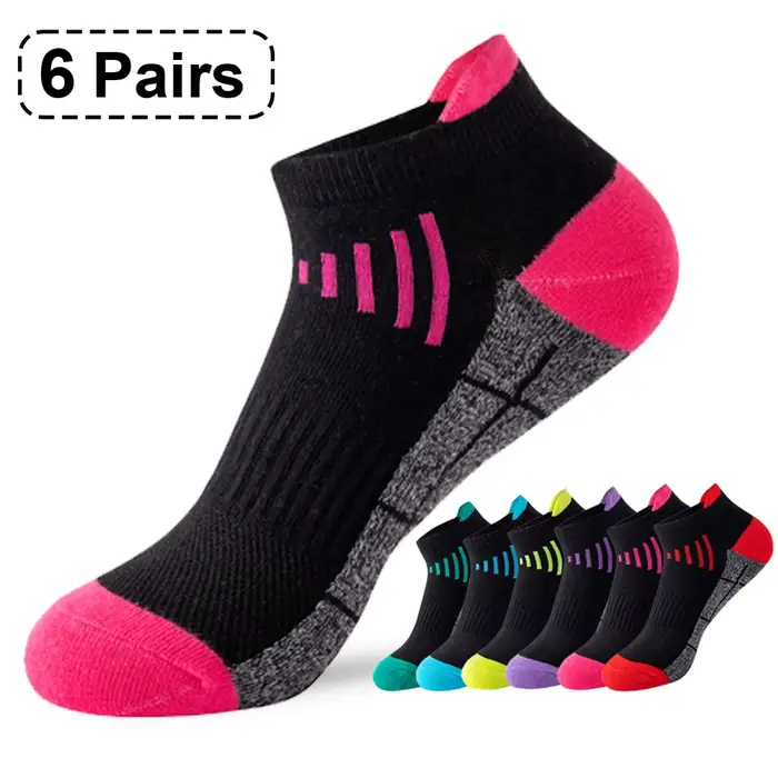 6 paires de chaussettes basses colorées pour hommes