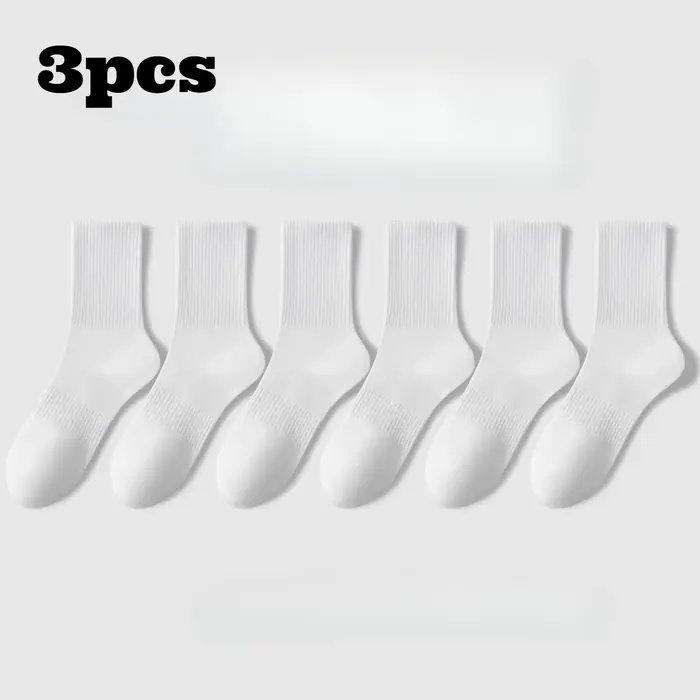 3/6 paires de chaussettes pour hommes et femmes sont déodorantes, absorbant la sueur et respirantes 