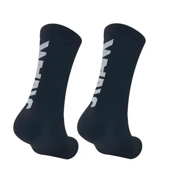 Chaussettes de compression sportives unisexes, 1 paire, respirantes et anti-humidité, pour le cyclisme, la randonnée, la course à pied, le basketball