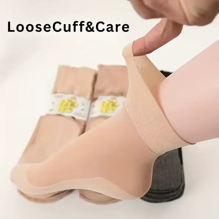 Chaussettes transparentes non contraignantes pour femmes