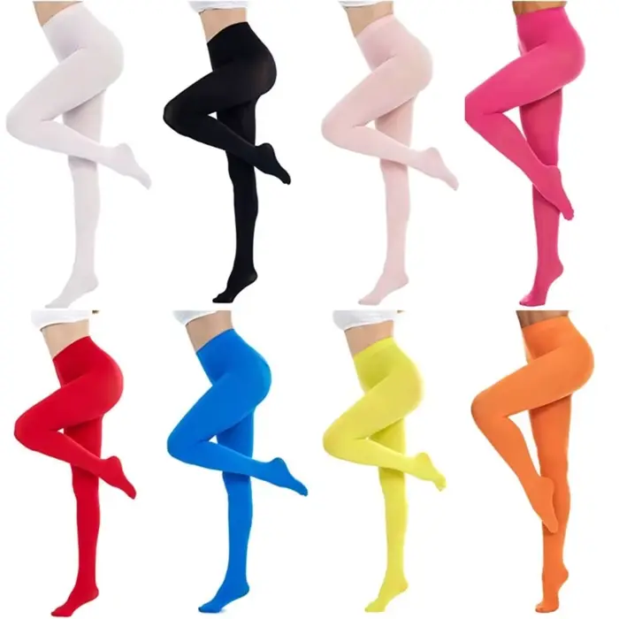 Collants semi-opaques couleur unie