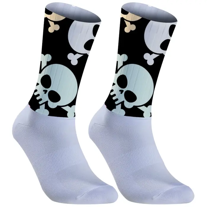 Chaussettes aérodynamiques respirantes pour hommes et femmes, antidérapantes, en Silicone, pour vélo