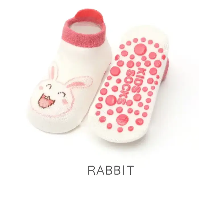 Chaussettes en coton pour bébé, motif Animal de dessin animé mignon, confortables, respirantes, anti