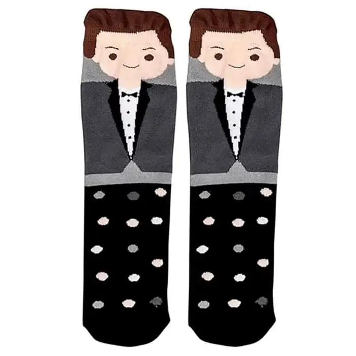 2 paires de chaussettes de mariage, cadeaux de mariage pour mariée et marié, idées cadeaux d'anniver