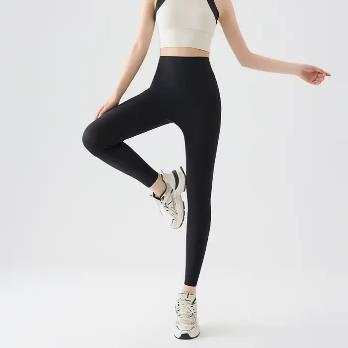 Collants de Sport pour femmes, protection solaire fine, requin, taille haute, sans couture, Micro pr