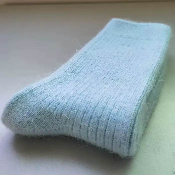 Chaussettes en laine pour femmes automne hiver chaussettes à Tube moyen épaissies avec laine chausse