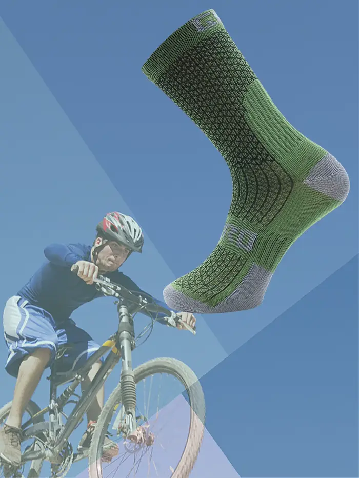 Chaussettes de cyclisme professionnelles respirantes pour hommes et femmes, chaussettes de course po