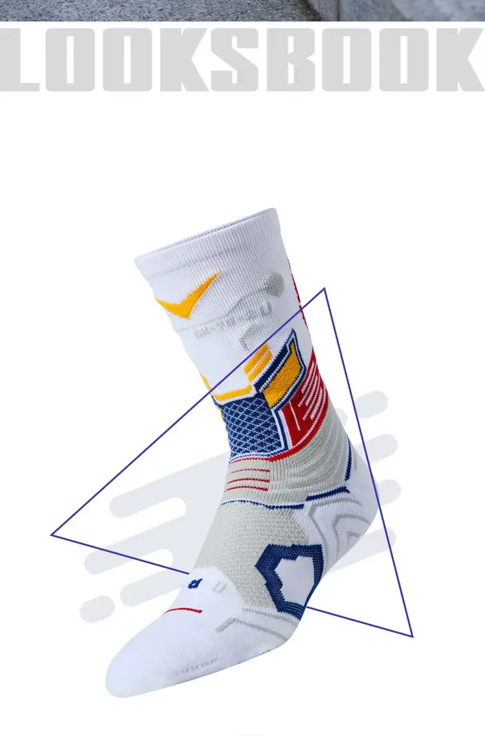 Chaussettes de sport respirantes pour hommes et femmes, Compression, course, équitation, cyclisme sur le genou, basket-ball, vélo, Hockey, approvisionnement croisé