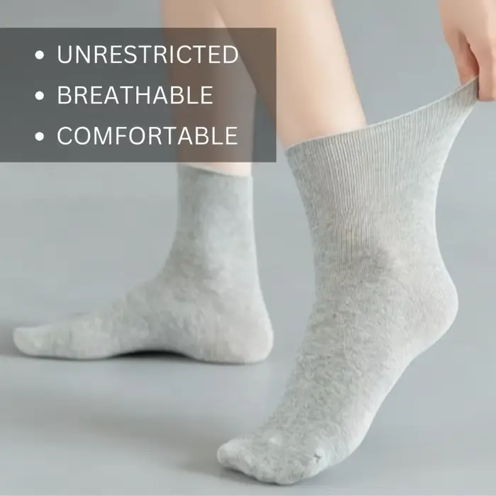 5 paires de chaussettes pour diabétiques non reliées pour femmes
