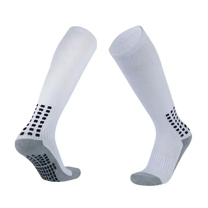 Loogdeel chaussettes de Football adultes enfants genou haut Long Tube serviette bas anti-dérapant ab