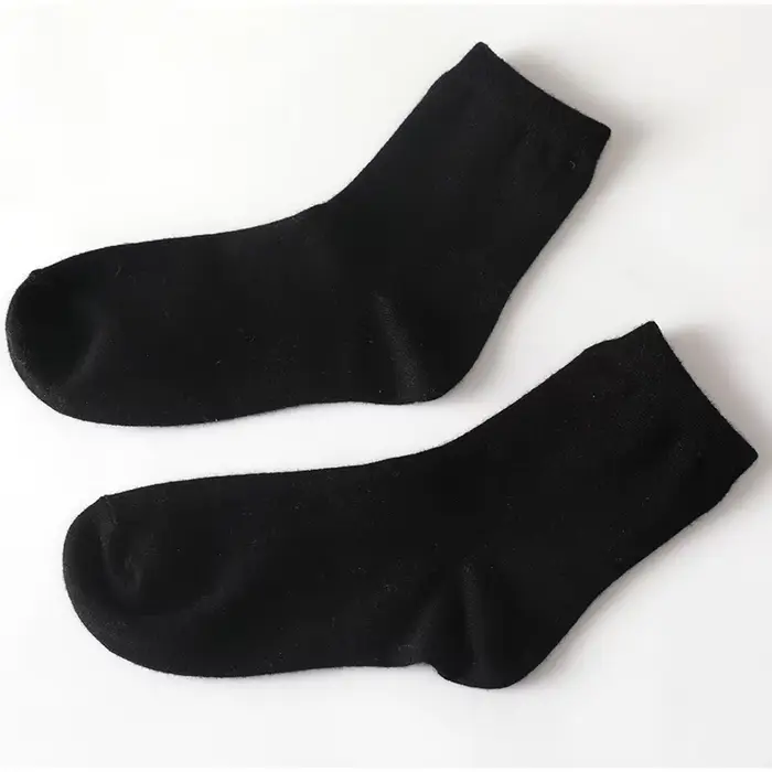 Chaussettes en cachemire pur de haute qualité pour hommes et femmes, chaussettes chaudes et épaisses