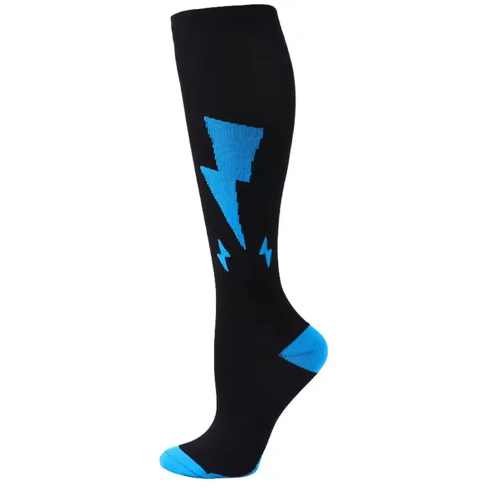 Bas de Compression pour hommes et femmes, chaussettes de Sport respirantes, de Fitness, de course à 