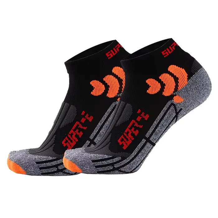 Chaussettes de sport de plein air à compression pour hommes et femmes, courtes et amusantes, anti-al
