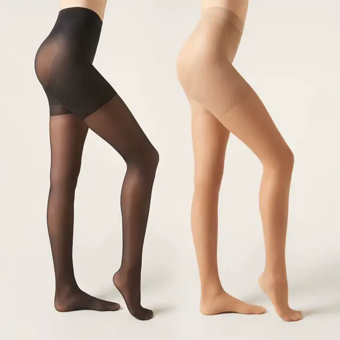 Collants transparents 40D pour femmes, contrôle du ventre, fins, élastiques, levage des fesses, bas renforcement des orteils, printemps et été