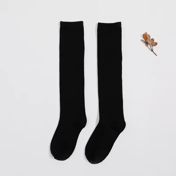 Harajuku rétro femmes coton automne hiver chaussettes longues décontracté épais chaud chaussette dam