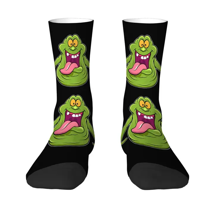 Chaussettes mi-mollet pour hommes, imprimées avec des personnages de dessins animés, chics, tendance
