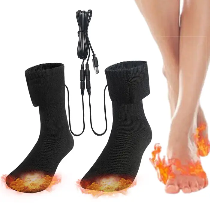 Chaussettes chauffantes électriques