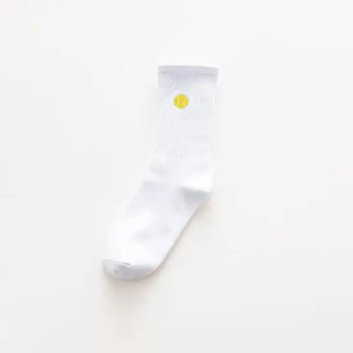 Bas de sport en coton Harajuku pour hommes et femmes, chaussettes longues imprimées, broderie de ten