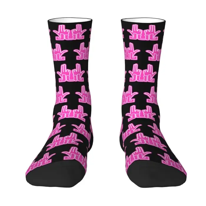 Chaussettes personnalisées JUL pour hommes et femmes, chaussettes unisexes, chaussettes mignonnes de
