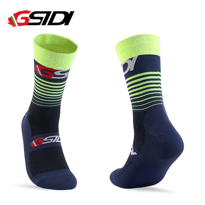 Gsidi – chaussettes de cyclisme à Compression de haute qualité pour hommes et femmes, vélo d'extérie